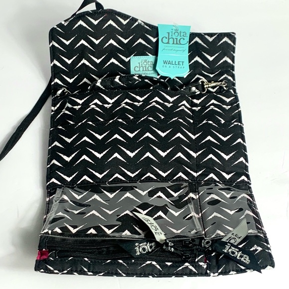 NWT iota Chic Wallet on a Strap Unfold - Picture 5 of 12